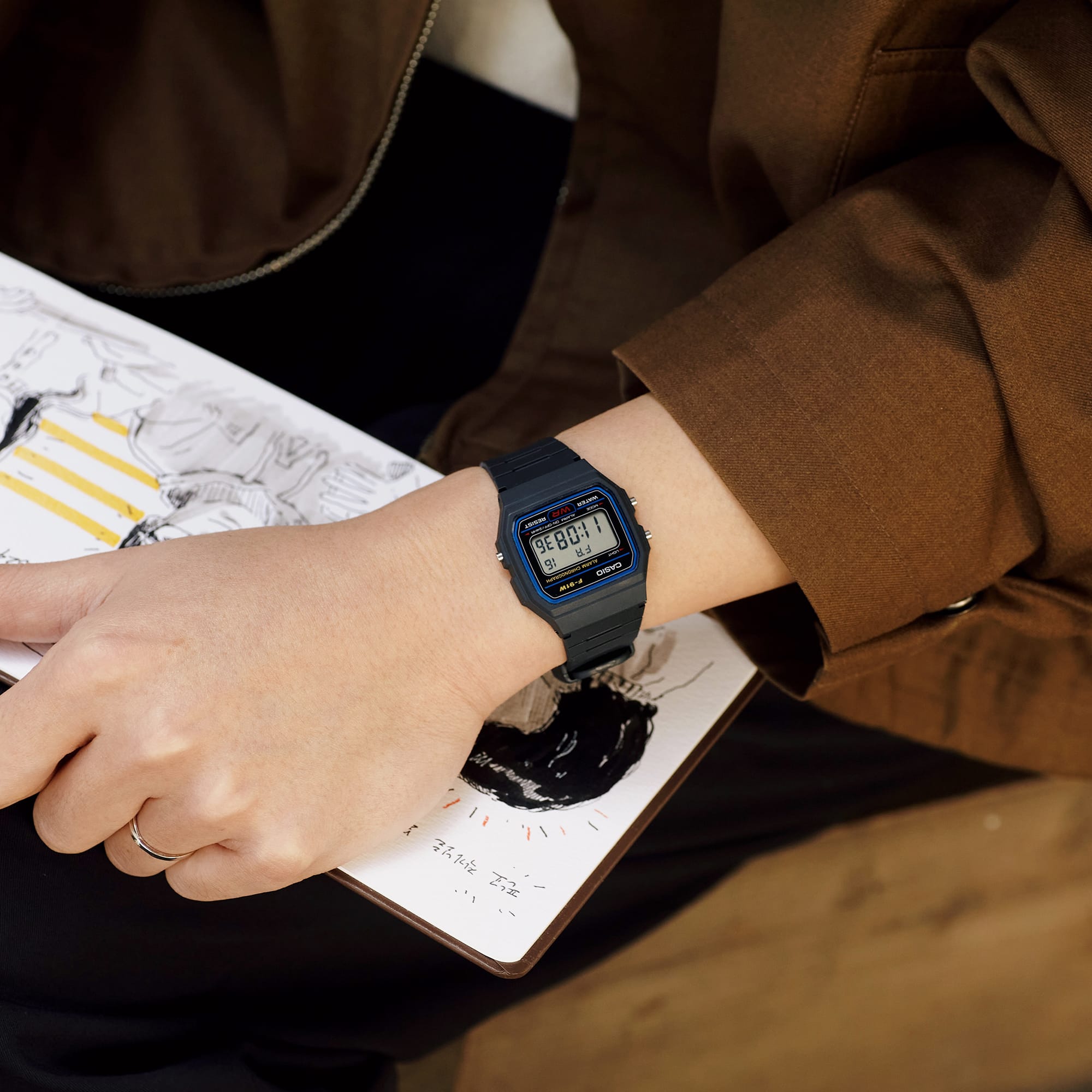 Reloj Casio en muñeca