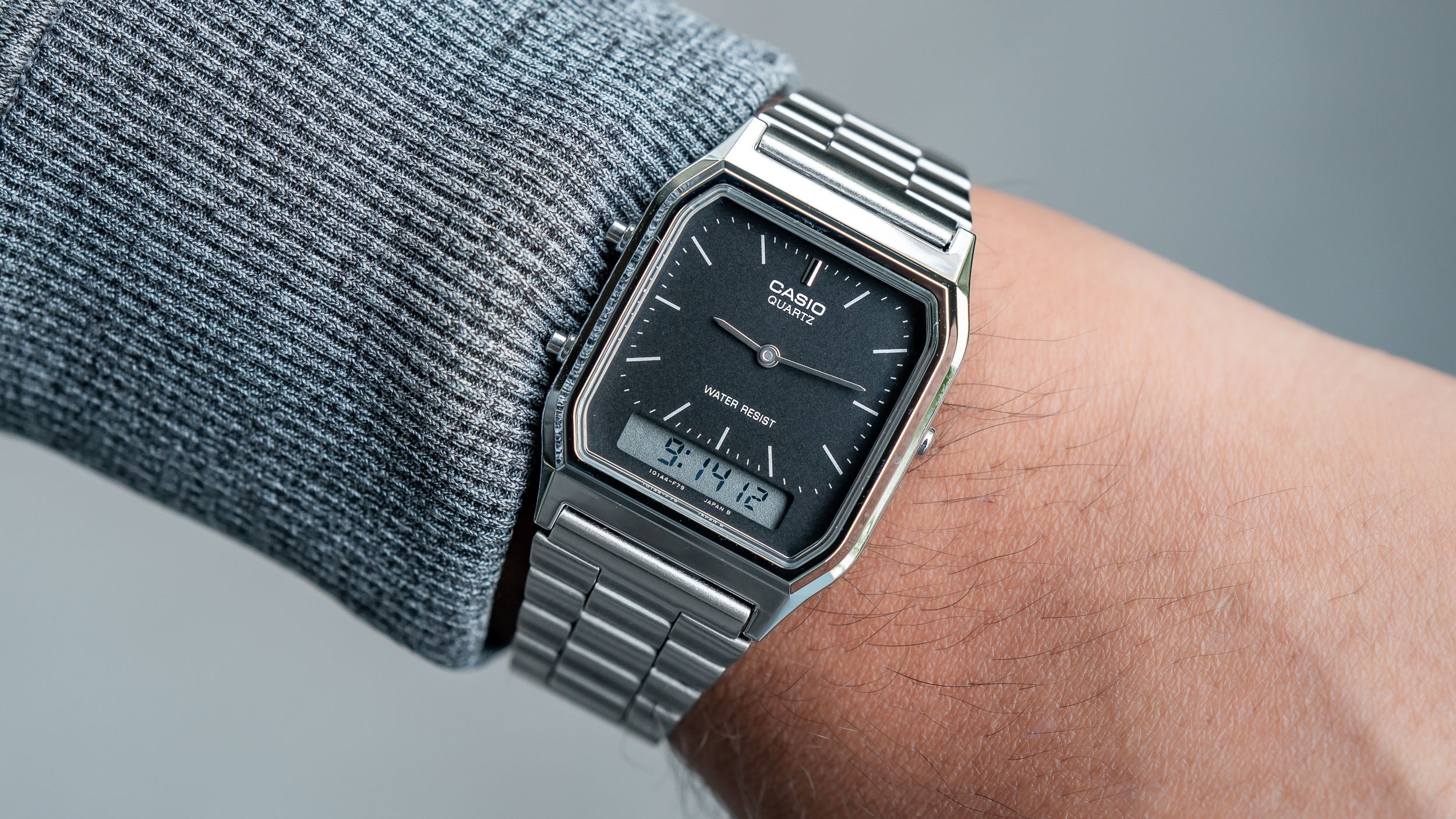 Reloj Casio vintage plateado