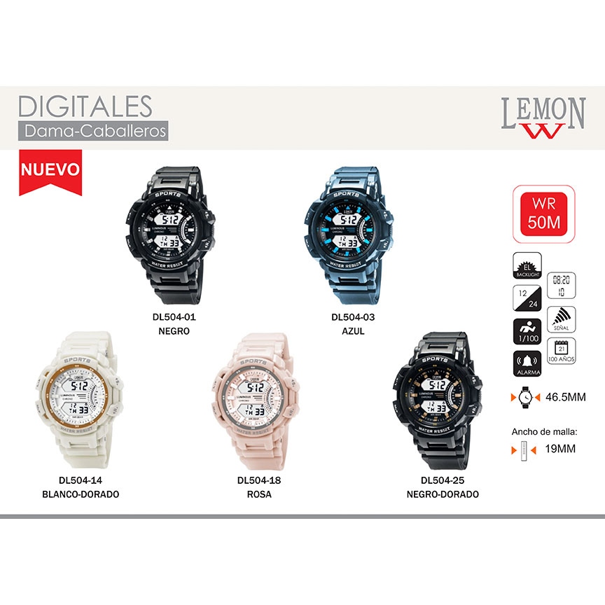 Reloj Lemon DL504